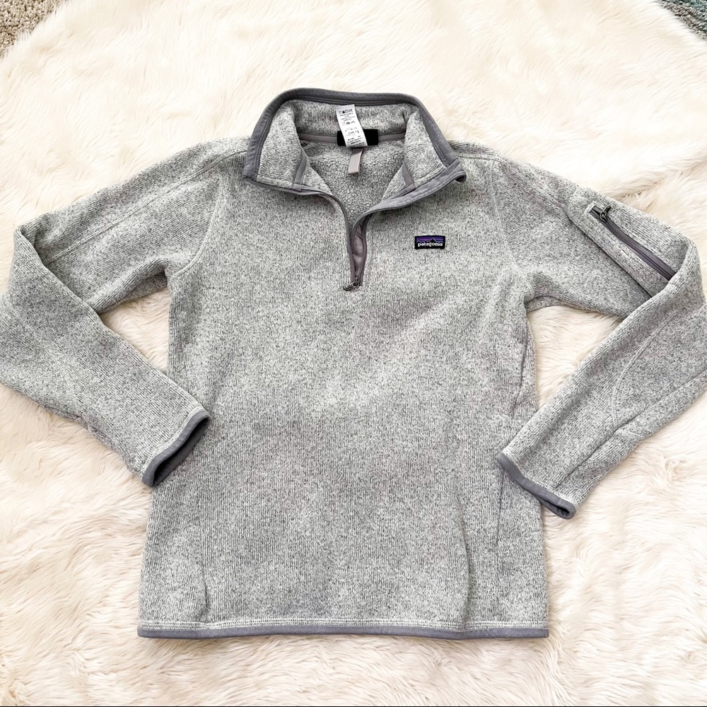 Patagonia | Gray Better Sweater quarter zip